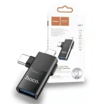 UA17 - מתאם 2-ב-1 iP/Type-C זכר ל-USB נקבה