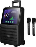 ⁦DS70 - רמקול קריוקי חיצוני עם שני מיקרופונים ומסך⁩ – תמונה ⁦8⁩