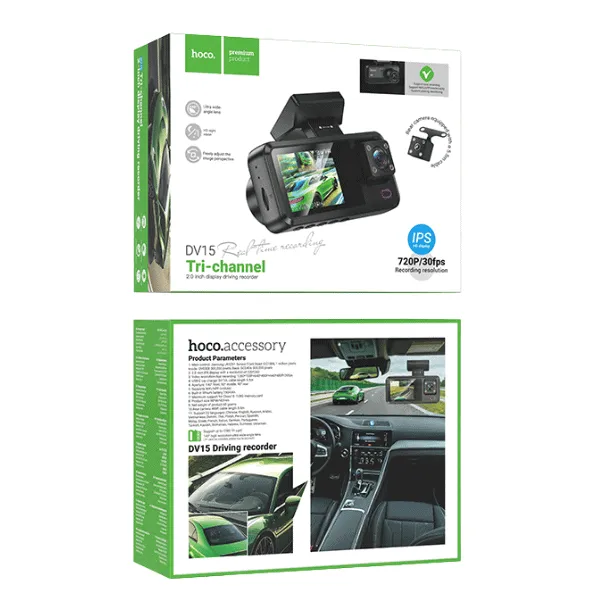 ⁦DV15 - מצלמת דרך עם 3 מצלמות, Wi-Fi, מסך IPS 2 אינץ', ראיית לילה⁩ – תמונה ⁦7⁩