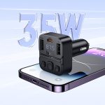 ⁦E87 Delta - משדר FM לרכב 35W (1A1C) + BT⁩ – תמונה ⁦3⁩