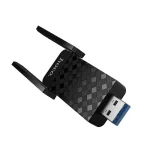⁦HI34 - כרטיס רשת WiFi 6 חיצוני עם 2 אנטנות USB⁩ – תמונה ⁦2⁩