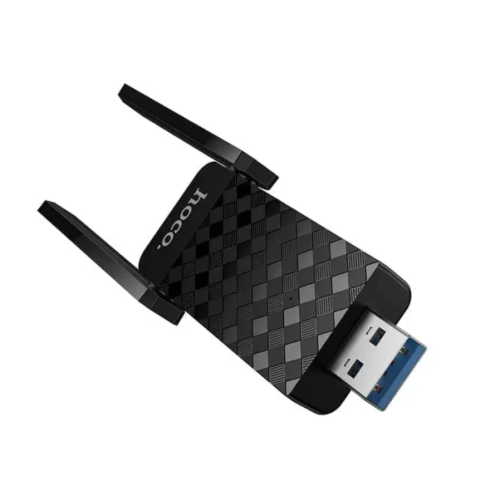 ⁦HI34 - כרטיס רשת WiFi 6 חיצוני עם 2 אנטנות USB⁩ – תמונה ⁦2⁩
