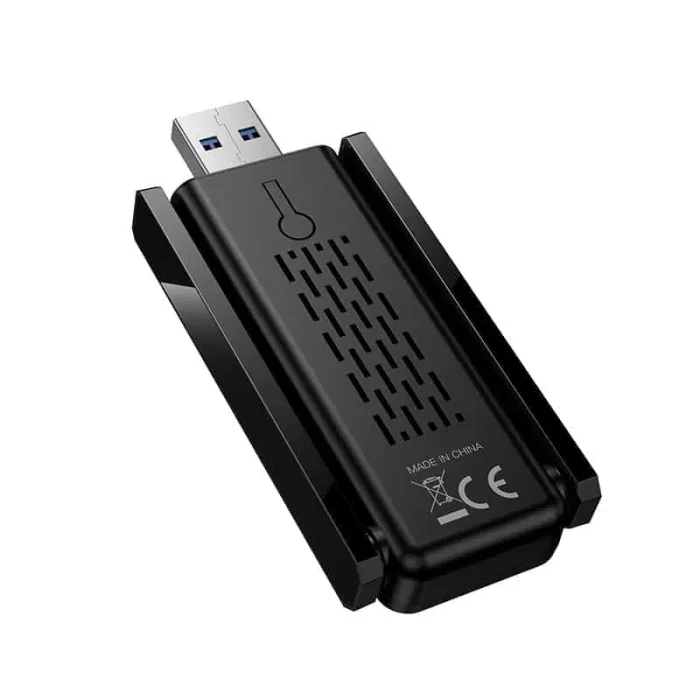 ⁦HI34 - כרטיס רשת WiFi 6 חיצוני עם 2 אנטנות USB⁩ – תמונה ⁦4⁩