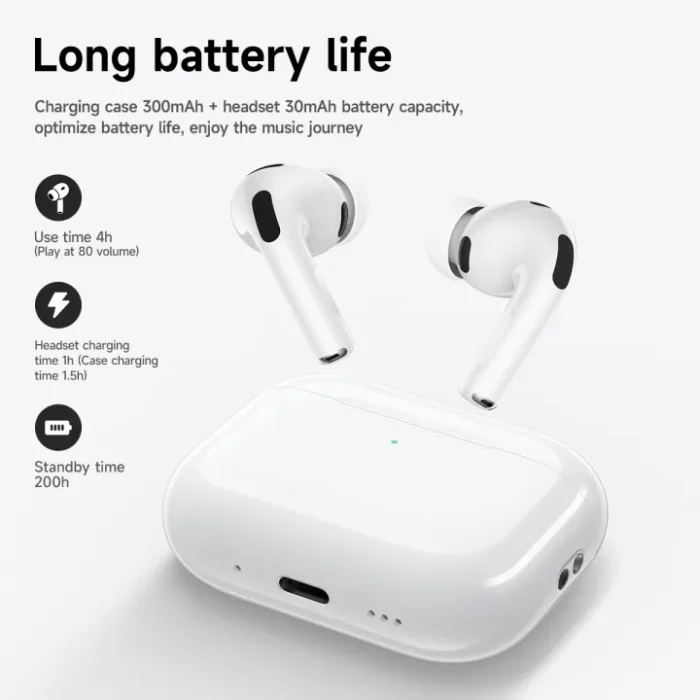 ⁦EW98 ANC - אוזניות אלחוטיות עם AI Translation, ניטור דופק, Bluetooth 6.0 ושבב חכם⁩ – תמונה ⁦2⁩