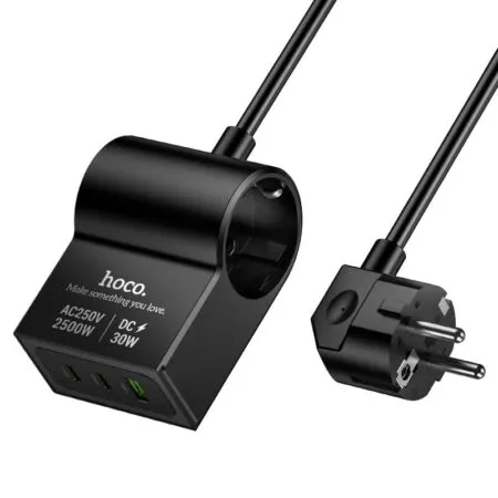 hoco-ac33-win-1position-pd30w-2c1a-power-strip-eu-ger — HOCO Israel
