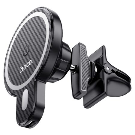 hoco-ca85-ultra-fast-magnetic-wireless-charging-car-holder-clip — HOCO Israel