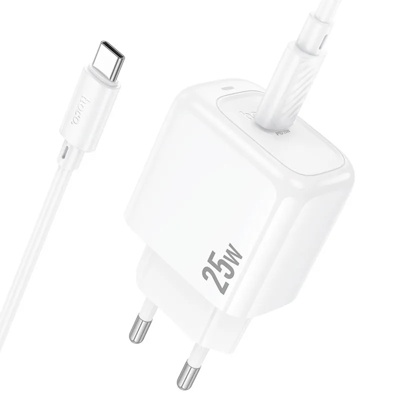 hoco-cs53a-surplus-1port-pd25w-wall-charger-eu-set-usbc-usbc-output — HOCO Israel