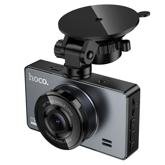 hoco-dv14-3inch-screen-display-driving-recorder-720p DV14 - מצלמת דרך לרכב 720P עם מסך + ראיית לילה – תמונה 1
