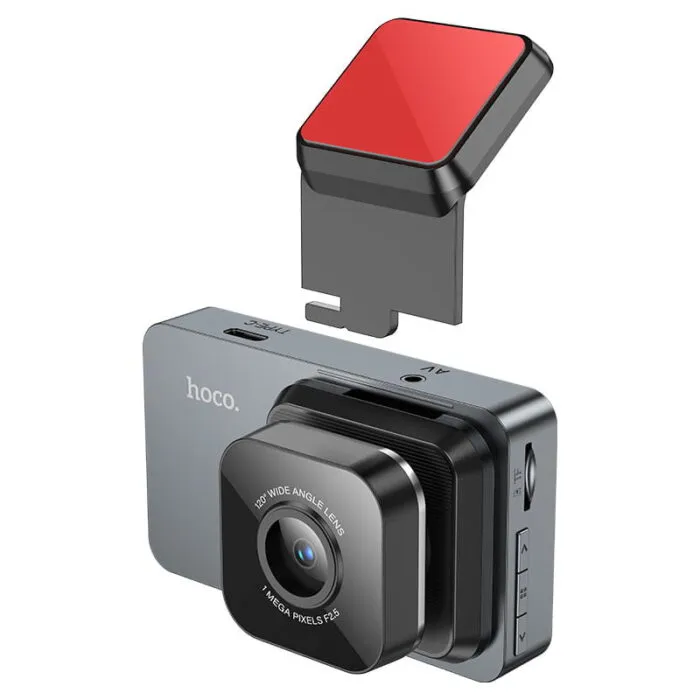 hoco-dv9-3inch-screen-driving-recorder-720p DV9 - מצלמת דרך לרכב HD 720P עם מסך IPS 3 אינץ', ראיית לילה, מצב חניה וחיישן G – תמונה 1