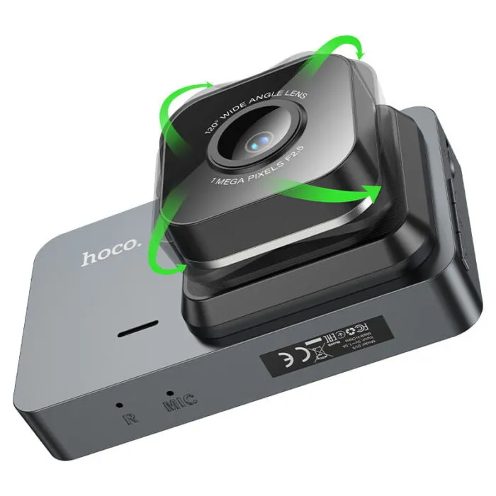 ⁦DV9 - מצלמת דרך לרכב HD 720P עם מסך IPS 3 אינץ', ראיית לילה, מצב חניה וחיישן G⁩ – תמונה ⁦2⁩