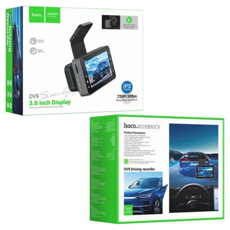 hoco-dv9-3inch-screen-driving-recorder-720p-packaging — HOCO Israel