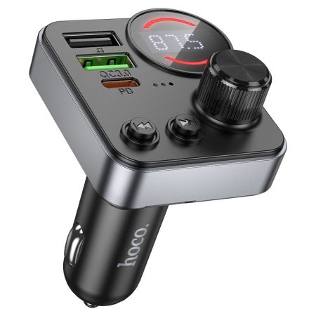 hoco-e86-alegria-48w-dual-port-pd30w-qc3-car-bt-fm-transmitter-controls — HOCO Israel