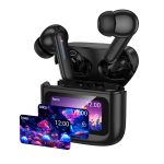 EQ14 - אוזניות BT TWS עם מסך מגע חכם