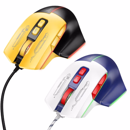 hoco-gm31-overlord-luminous-gaming-wired-mouse-colors — HOCO Israel