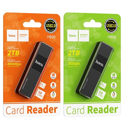 hoco-hb20-mindful-2in1-card-reader-packages — HOCO Israel