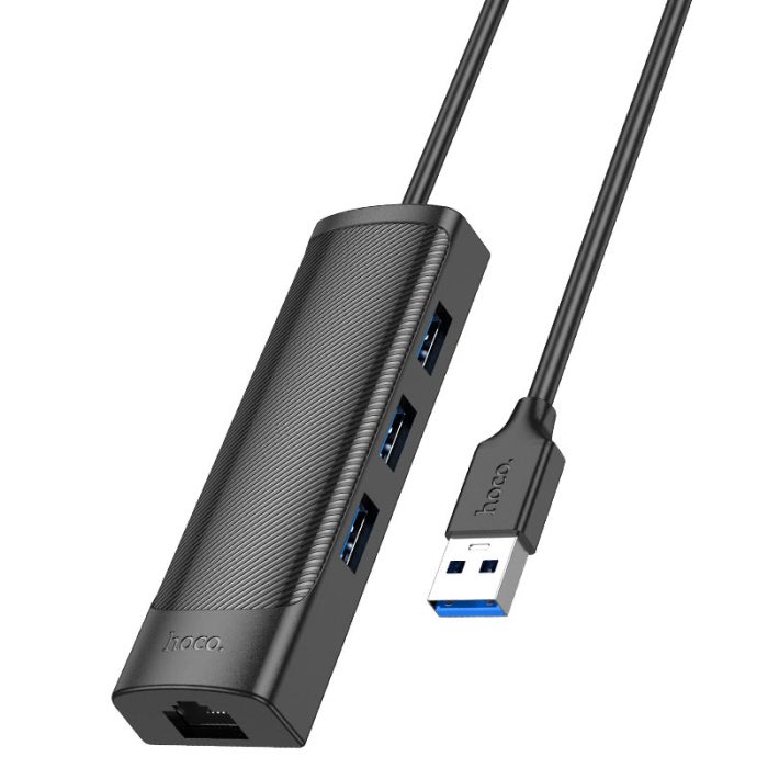 ⁦HB42 - HUB 4-ב-1 (RJ45+3×USB-A 3.0)⁩ – תמונה ⁦7⁩