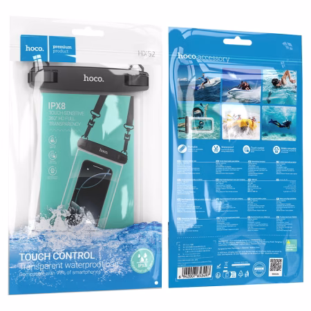 hoco-hx52-transparent-phone-waterproof-bag-packaging — HOCO Israel