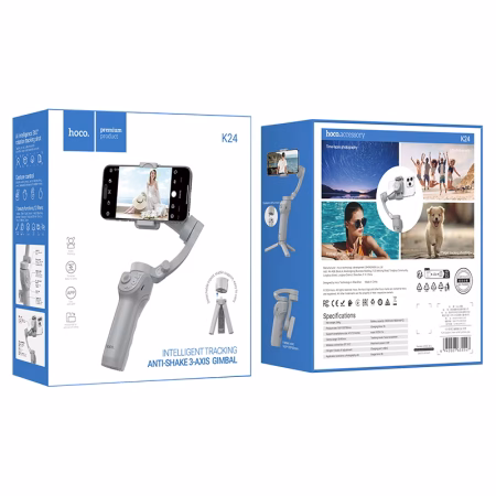 hoco-k24-support-3-axis-smart-gimbal-packaging — HOCO Israel