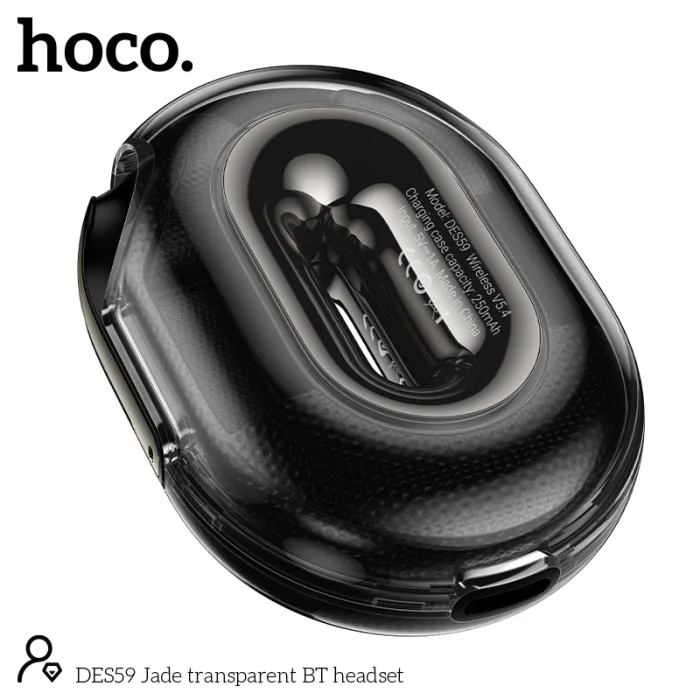 ⁦DES59 Jade - אוזניות Bluetooth שקופות⁩ – תמונה ⁦6⁩