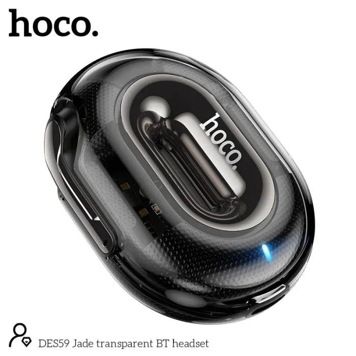 ⁦DES59 Jade - אוזניות Bluetooth שקופות⁩ – תמונה ⁦7⁩