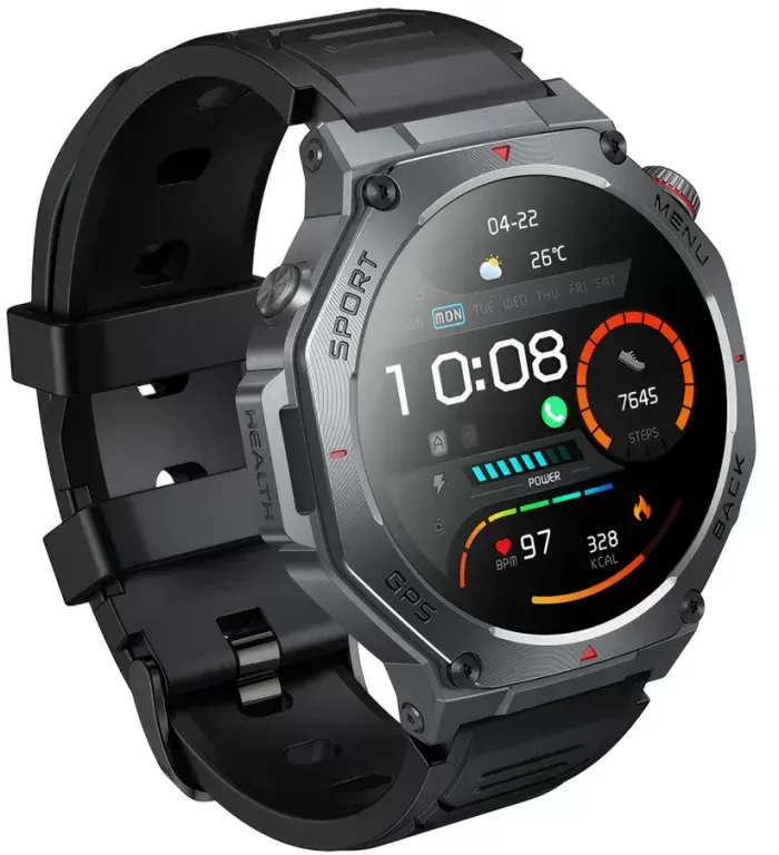 ⁦Y37 - שעון ספורט חכם AMOLED עם GPS ושיחות⁩ – תמונה ⁦1⁩