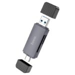 ⁦קורא כרטיסים כפול USB-A + Type-C -  HB45⁩ – תמונה ⁦5⁩