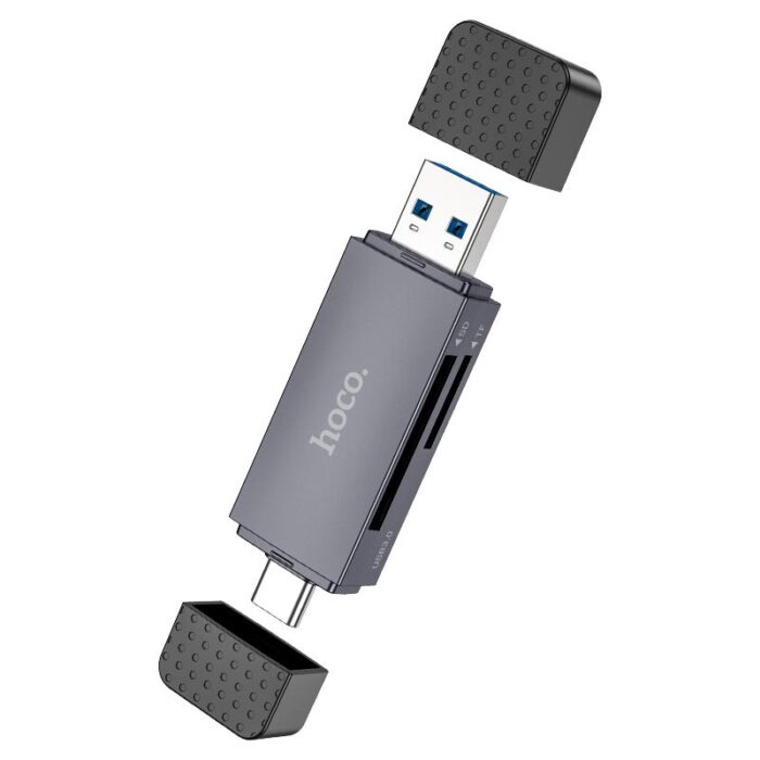 ⁦קורא כרטיסים כפול USB-A + Type-C -  HB45⁩ – תמונה ⁦5⁩