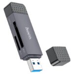 ⁦קורא כרטיסים כפול USB-A + Type-C -  HB45⁩ – תמונה ⁦4⁩