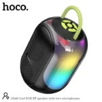 ⁦Hoco DS68 – רמקול קריוקי נייד עם מיקרופונים אלחוטיים ותאורת RGB⁩ – תמונה ⁦4⁩