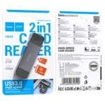 ⁦קורא כרטיסים כפול USB-A + Type-C -  HB45⁩ – תמונה ⁦2⁩