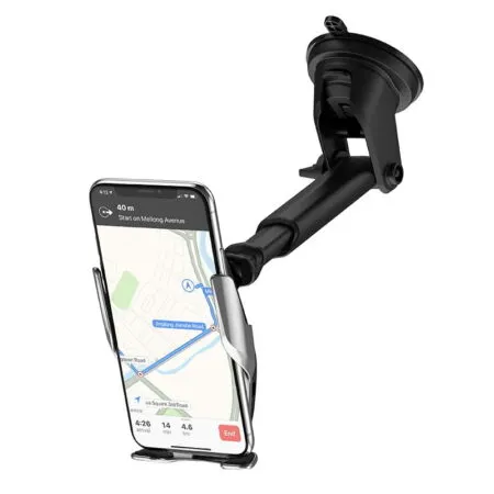 hoco-s14-surpass-automatic-induction-wireless-charging-car-holder-telescopic — HOCO Israel