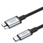 ⁦US10 – כבל נתונים Type-C ל-Micro-B USB 3.0 (High Speed)⁩ – תמונה ⁦8⁩