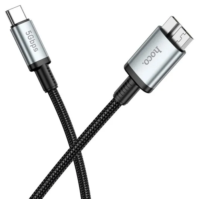 ⁦US10 – כבל נתונים Type-C ל-Micro-B USB 3.0 (High Speed)⁩ – תמונה ⁦6⁩