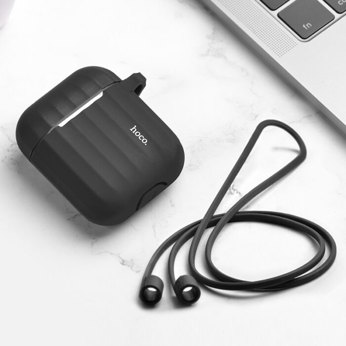 ⁦מגן סיליקון לאוזניות WB10 - AirPods / AirPods 2⁩ – תמונה ⁦4⁩