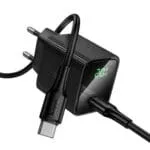 ⁦CS82A Excellent - ראש מטען 20W עם כבל USB Type-C ל-USB Type-C + תצוגה דיגיטלית⁩ – תמונה ⁦3⁩