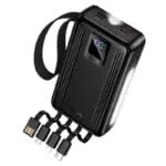 ⁦Hoco J173 Jingyao – סוללת גיבוי 20000mAh עם 4 כבלים מובנים וטעינה מהירה 22.5W + PD20W⁩ – תמונה ⁦6⁩