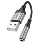 Hoco LS36 Fresh – מתאם שמע USB-A ל־3.5 מ"מ עם שבב DAC מובנה