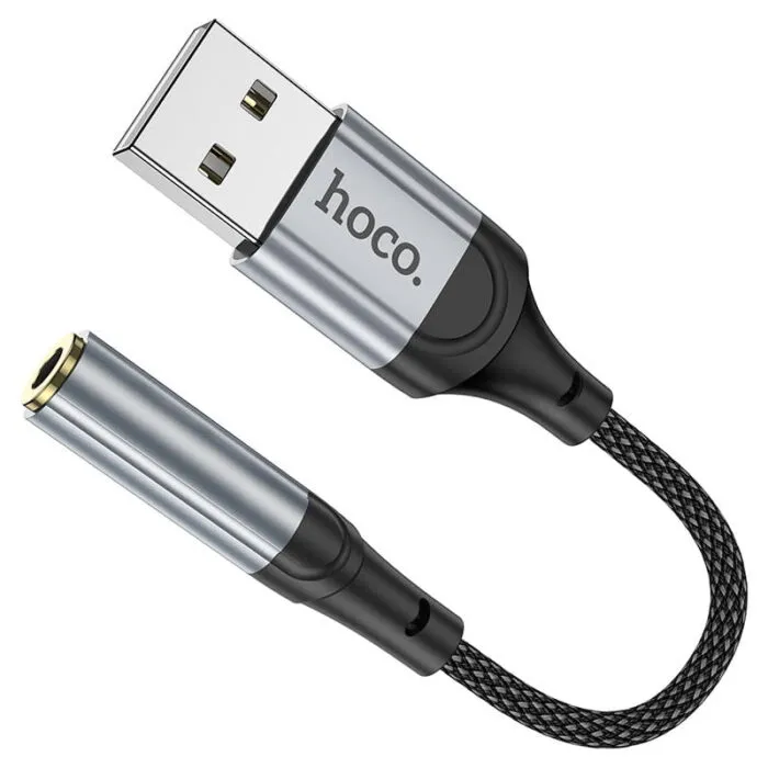 ⁦Hoco LS36 Fresh – מתאם שמע USB-A ל־3.5 מ"מ עם שבב DAC מובנה⁩ – תמונה ⁦5⁩