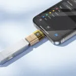 ⁦UA36B – מתאם OTG שקוף מסוג USB-C זכר ל-USB נקבה.⁩ – תמונה ⁦8⁩