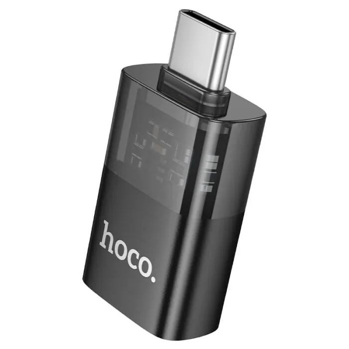 ⁦UA36B – מתאם OTG שקוף מסוג USB-C זכר ל-USB נקבה.⁩ – תמונה ⁦6⁩