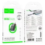 ⁦UA36B – מתאם OTG שקוף מסוג USB-C זכר ל-USB נקבה.⁩ – תמונה ⁦4⁩