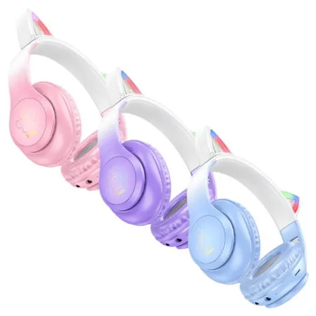 hoco-w42-cat-ears-over-ear-bt-headphones-colors — HOCO Israel