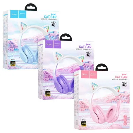 hoco-w42-cat-ears-over-ear-bt-headphones-packaging — HOCO Israel