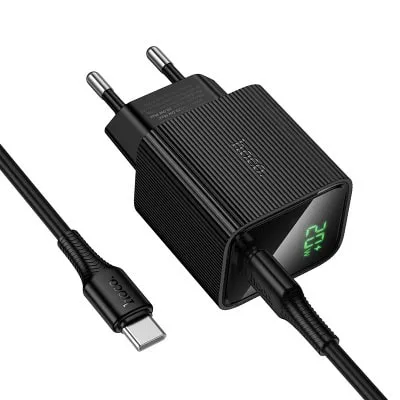 ⁦CS82A Excellent - ראש מטען 20W עם כבל USB Type-C ל-USB Type-C + תצוגה דיגיטלית⁩ – תמונה ⁦4⁩