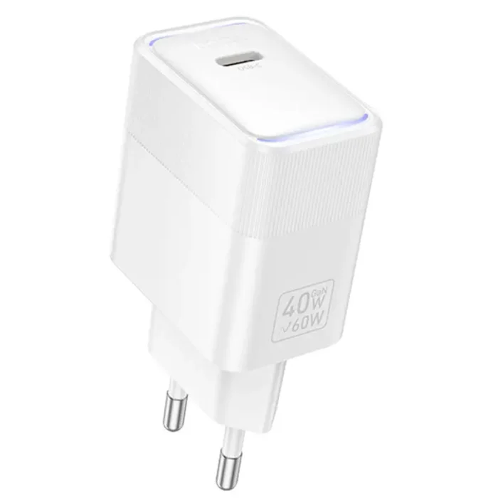 ⁦CS113A - מטען קיר מהיר  בהספק 65W עם יציאת USB-A ו־Type-C⁩ – תמונה ⁦5⁩