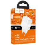 ⁦CS113A - מטען קיר מהיר  בהספק 65W עם יציאת USB-A ו־Type-C⁩ – תמונה ⁦6⁩