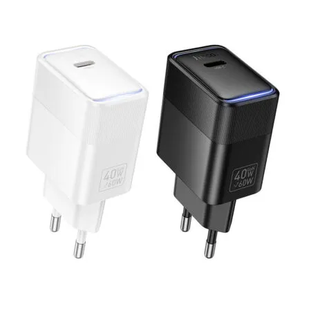 CS113A - מטען קיר מהיר  בהספק 65W עם יציאת USB-A ו־Type-C