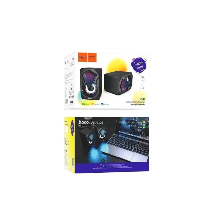 ⁦DS30 - רמקול גיימינג שולחני עם תאורת RGB⁩ – תמונה ⁦5⁩