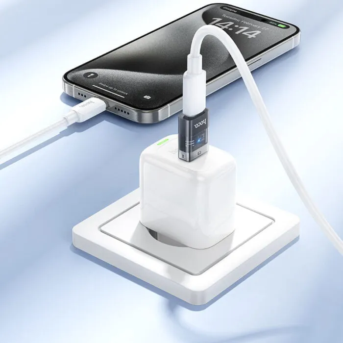 ⁦UA36C - מתאם נייד מ־USB-A זכר ל־USB Type-C נקבה במהירות 480Mbps⁩ – תמונה ⁦4⁩