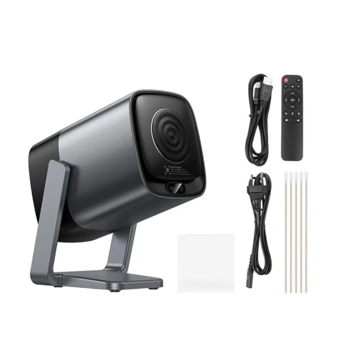 s-dt-744 DT7 - מקרן חכם Full HD 1080P עם Android, Wi-Fi, Bluetooth, HDMI, USB ו-AUX – תמונה 1